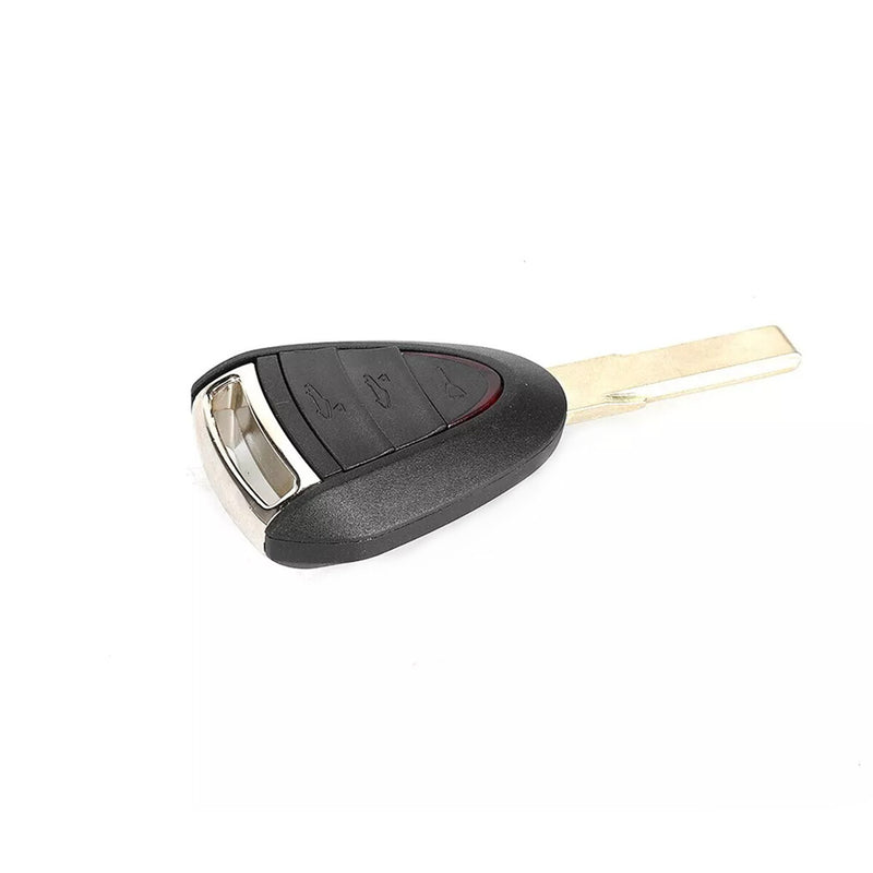 WXZOS 2/3 Buttons Remote Key Fob Shell w/Rubber Mat for Porsche 911 (997) 2005-2012