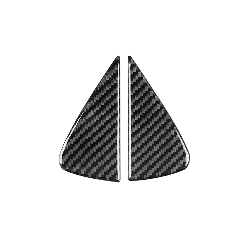 WXZOS Genuine Carbon Fiber Exterior Door C-Pillar Trim for Dodge Durango 2011-2019