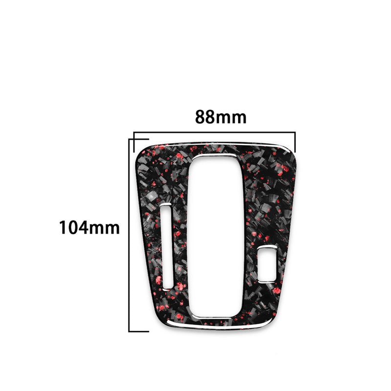 WXZOS Genuine Carbon Fiber Gear Shift Knob Lever Panel Trim for Honda CR-V 2007-2011