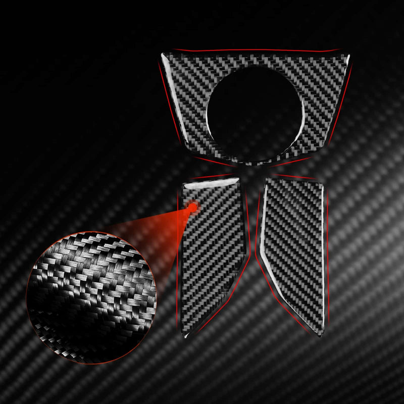 WXZOS Carbon Fiber Front Ignition Lock Cap Trim for BMW C400GT 2021-2023