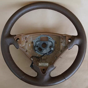 Authentic Leather Steering Wheel Protective Cover for Porsche Cayenne 2003-2010