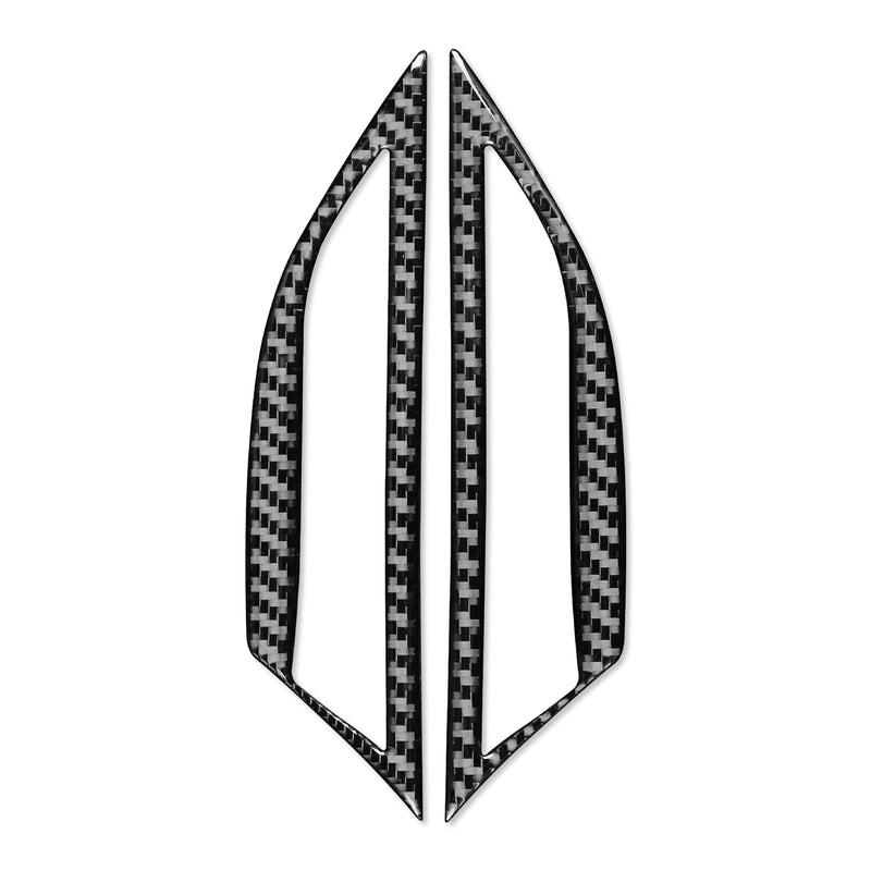 WXZOS Carbon Fiber Side Marker Light Trim for Porsche 718 Boxster 982 2017-2025