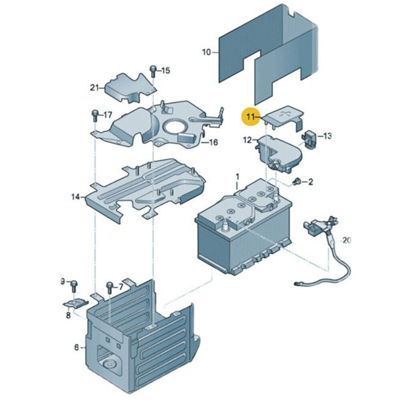 Positive Battery Upper Cap for Audi A7 Sportback 2019-22 Q5 Sportback 2018-2020