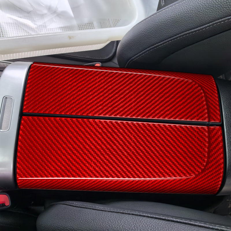 WXZOS Genuine Carbon Fiber Center Console Armrest Trim for Benz W206 C-class 2022-2024