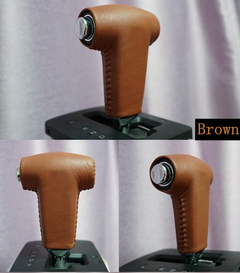 Genuine Leather Gear Shift Head Knob Protector Cover for VW Phaeton 2004-2013