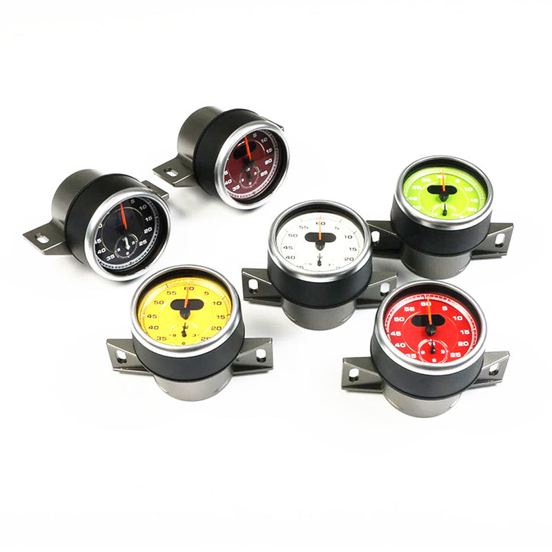 WXZOS Dashboard Sport Chrono Stopwatch Clock w/Panel for Porsche Cayman 981 2014-2016