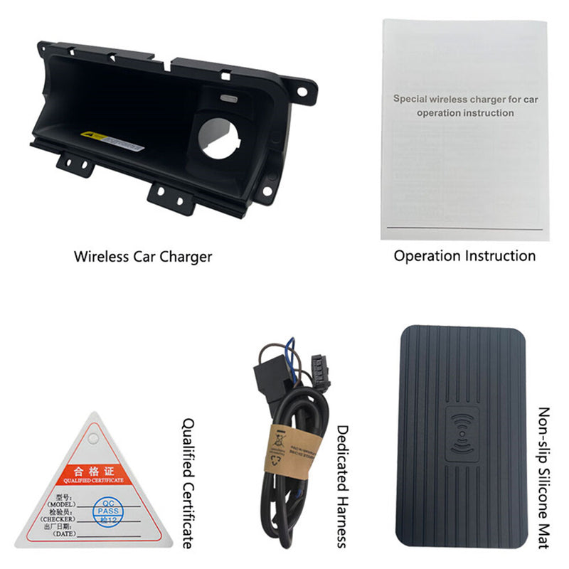 WXZOS Center Console Wireless Fast Charging Pad for Nissan Sentra 2015-2019