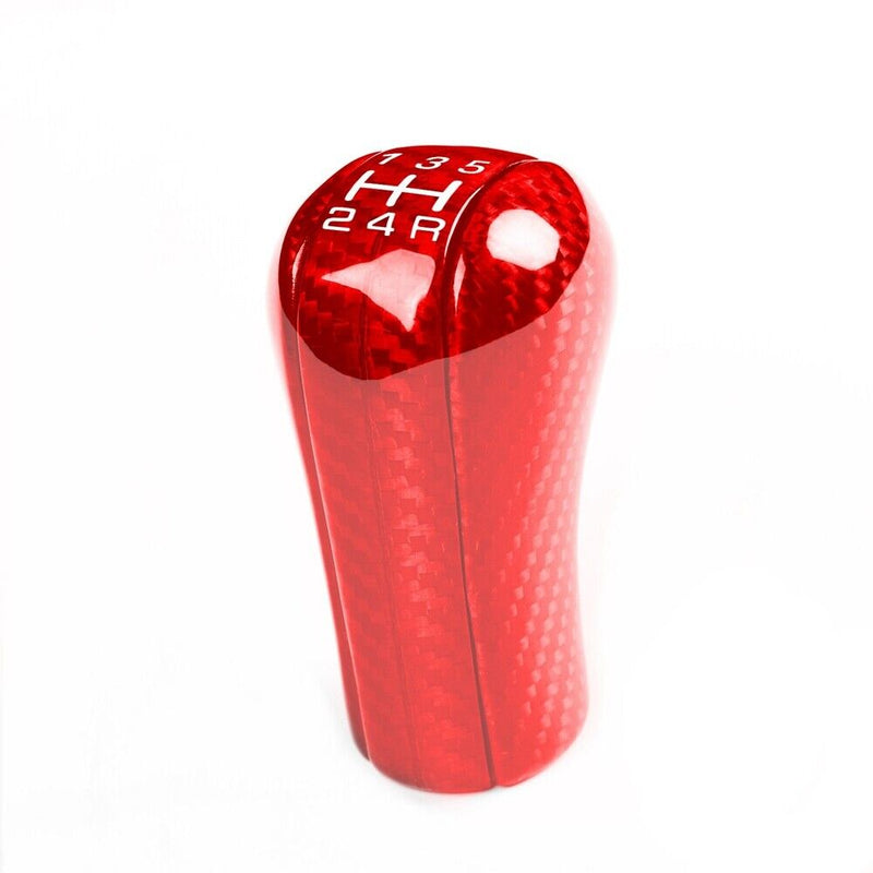 Genuine Carbon Fiber Gear Shift Knob Handle Cover Fit for Nissan GT-R 1989-2002