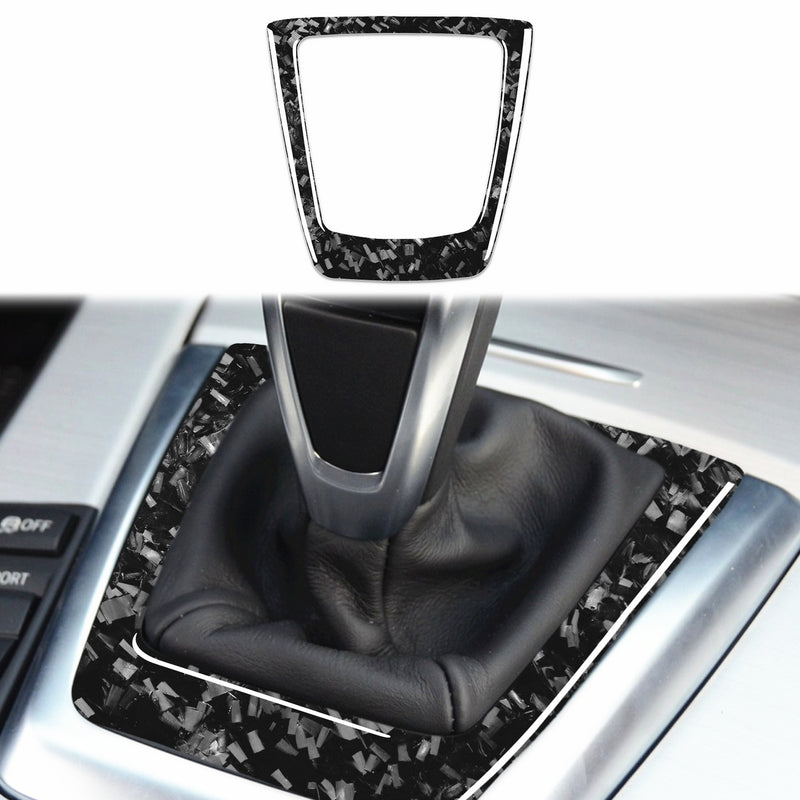 WXZOS Genuine Carbon Fiber Gear Shift Lever Panel Trim for BMW E89 Z4 2009-2015