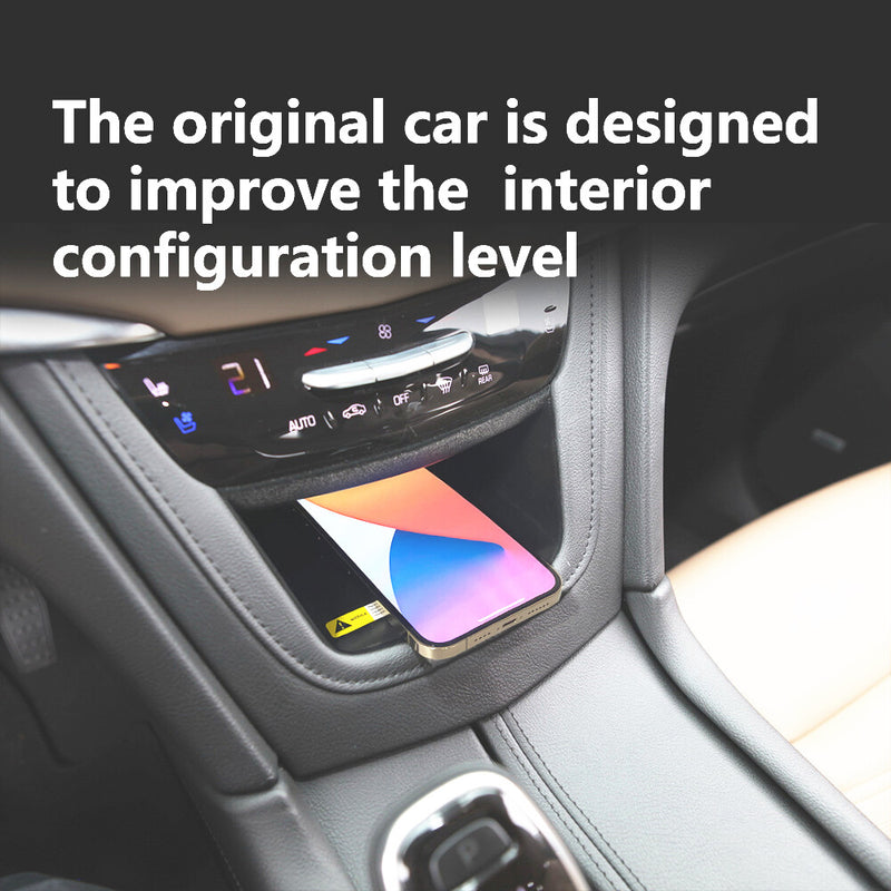 WXZOS Center Console Phone Wireless Fast Charging Pad for Cadillac XT5 2016-2021