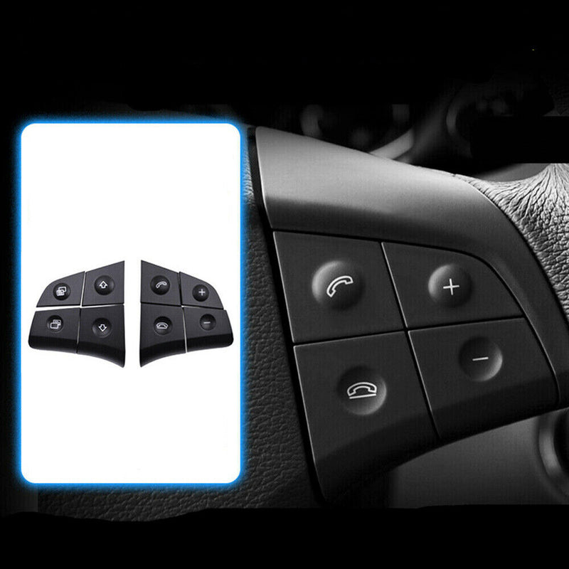 For Mercedes-Benz W164 ML GL 2006-2009 Black R&L Steering Wheel Switch Button