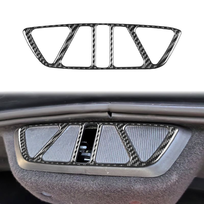 WXZOS Genuine Carbon Fiber Trunk Liner Clip Trim for Chevrolet Corvette C8 2020-2024