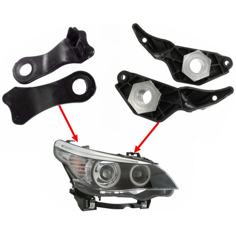 Headlamp Housing Bracket Repair Kit for BMW E60 E61 535i 545i 550i M5 2003-2009