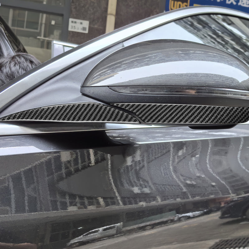 WXZOS Genuine Carbon Fiber Side Wing Mirror Trim for Mercedes W206 C-class 2022-2024