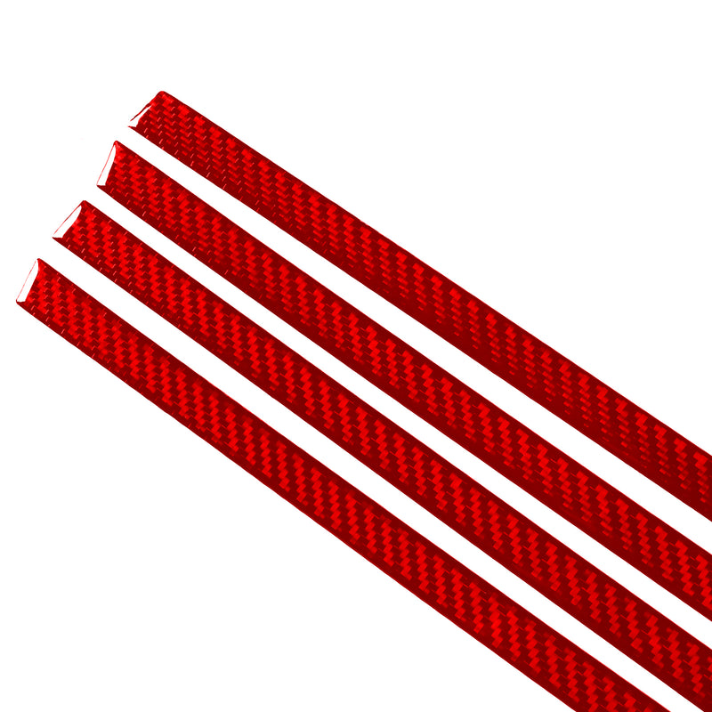 WXZOS Genuine Carbon Fiber Exterior Door Window Trim for Benz W206 C-class 2022-2024