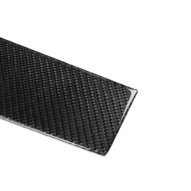 WXZOS Genuine Carbon Fiber  Exterior Door B-pillar Trim for Dodge Durango 2011-2019
