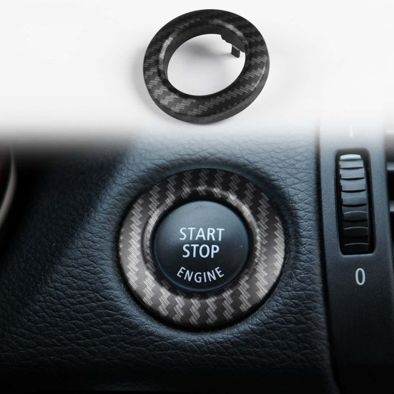 WXZOS Start Stop Switch Button Trim Cover for BMW E81 E82 E87 E88 1Series 2005-2011