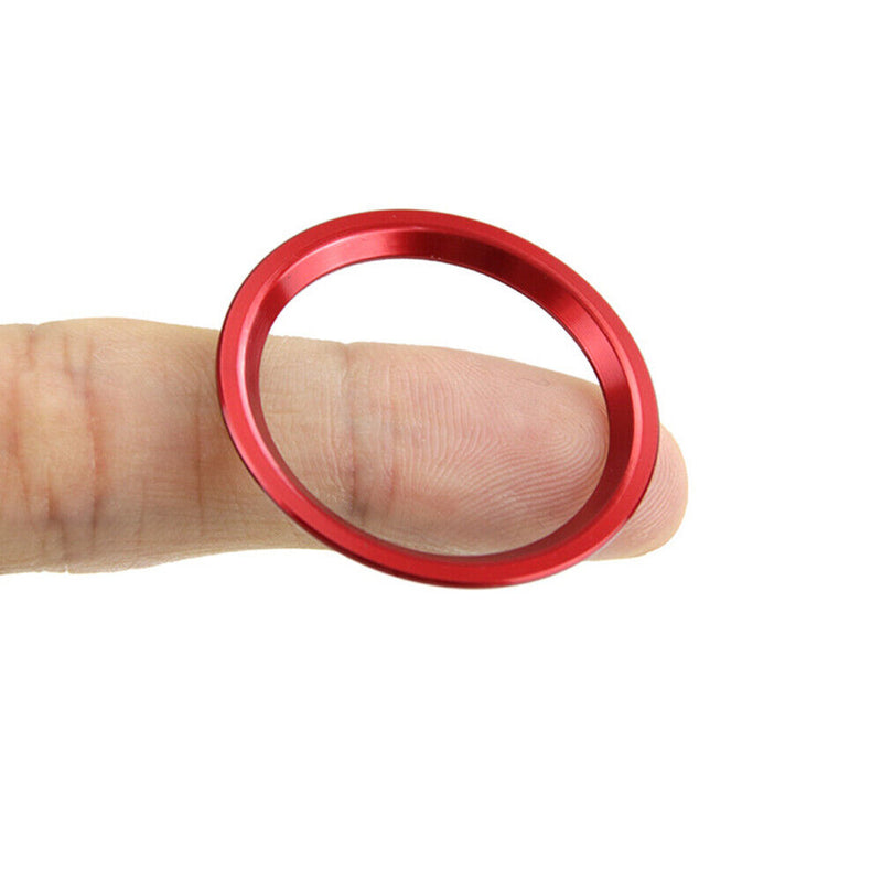 Anello coperchio pulsante rosso interruttore motore Start Stop per Audi Q5 Q7...