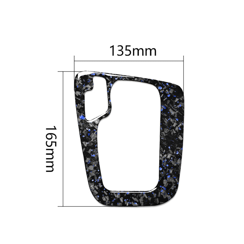 WXZOS Genuine Carbon Fiber Gear Shift Lever Panel Trim for BMW E46 3series 1998-2005