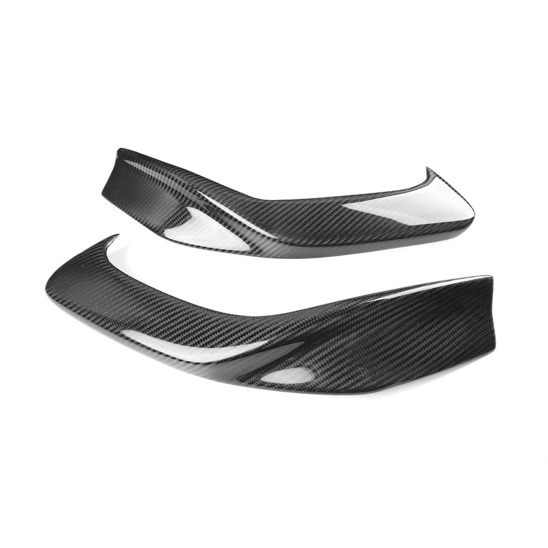 WXZOS Genuine Carbon Fiber Headlight Eyebrow Trim Cover for Honda Prelude 1997-2001