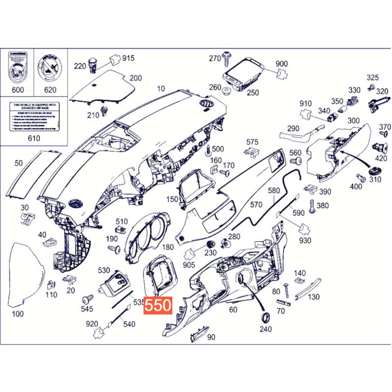 WXZOS Steering Column Dust Boot Trim Cover Bezel for Mercedes 2012-2017 W218 CLS-Class