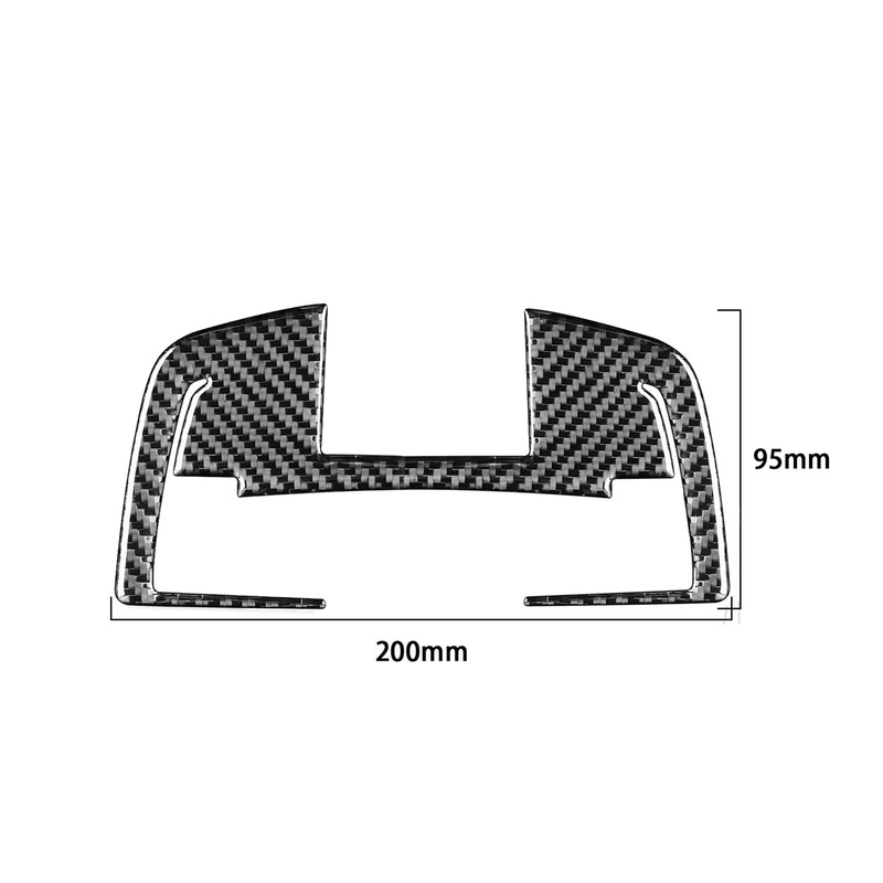 WXZOS Genuine Carbon Fiber Dome Reading Light Trim for Porsche 718 Boxster 2017-2024