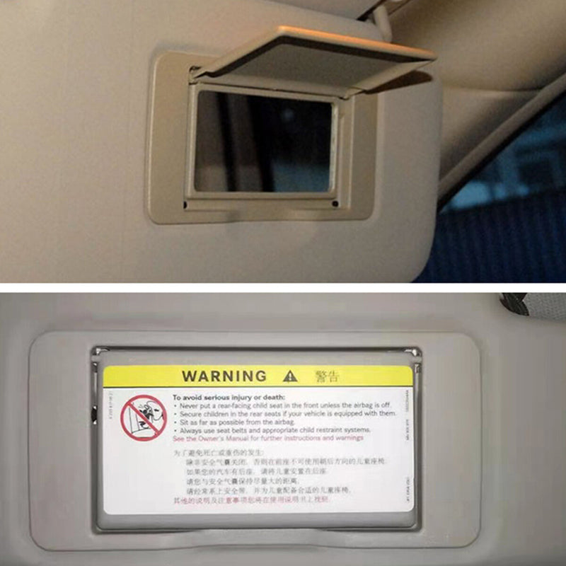 WXZOS Front Sun Visor Vanity Mirror w/Cover for Mercedes-Benz W203 C-class 2001-2006