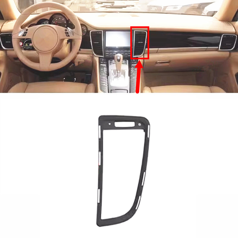 WXZOS Front Dashboard Air Vent Frame Bezel Trim for Porsche Panamera (970) 2010-2016