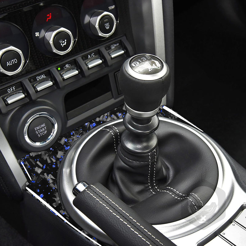 WXZOS Genuine Carbon Fiber Gear Shift Knob Lever Panel Trim for Toyota  86 2017-2020