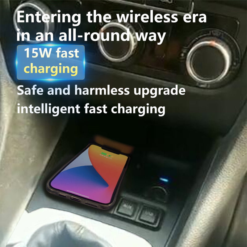 WXZOS Front Center Console Wireless Fast Charging Pad for VW Golf 6 MK6 2008-2012
