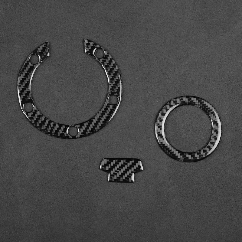WXZOS Carbon Fiber Fuel Tank Cap Trim for Yamaha YZF R1 YZF R6 FZ1 FZ8 MT-07 MT-09
