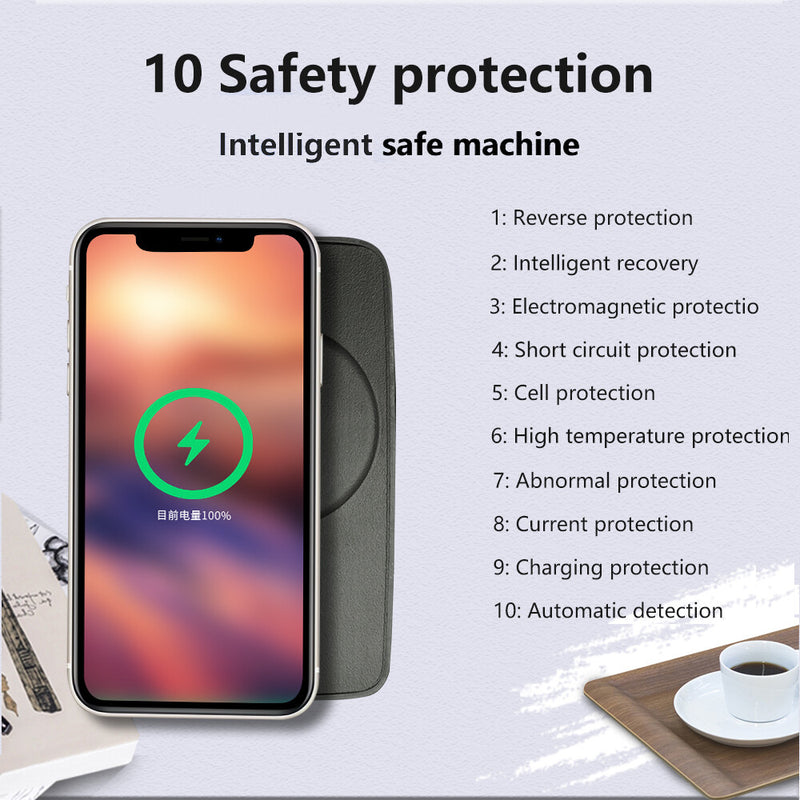 WXZOS Rear Armrest Seat Wireless Fast Charging Pad for Mercedes-Benz V250 2019-2022