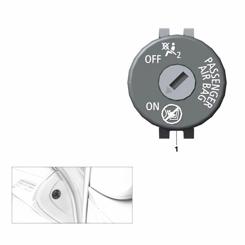 WXZOS Front Passenger SRS Disable Switch for MINI Cooper Roadster (R59) 2012-2014