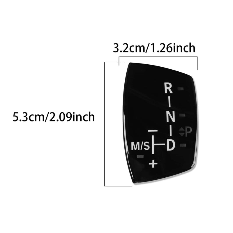 WXZOS  AT Floor Gear Shift Shifter Cover Repair Kit for BMW E60 E61 5Series 2006-2009
