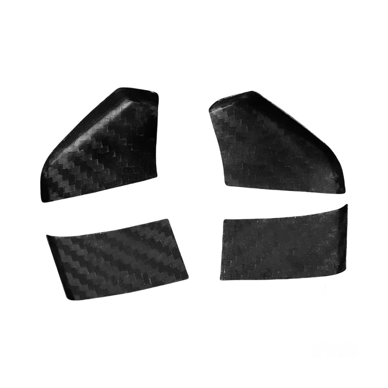 WXZOS Carbon Steering Wheel Drive Mode Button Trim for Chevrolet Corvette C8 2020-2024