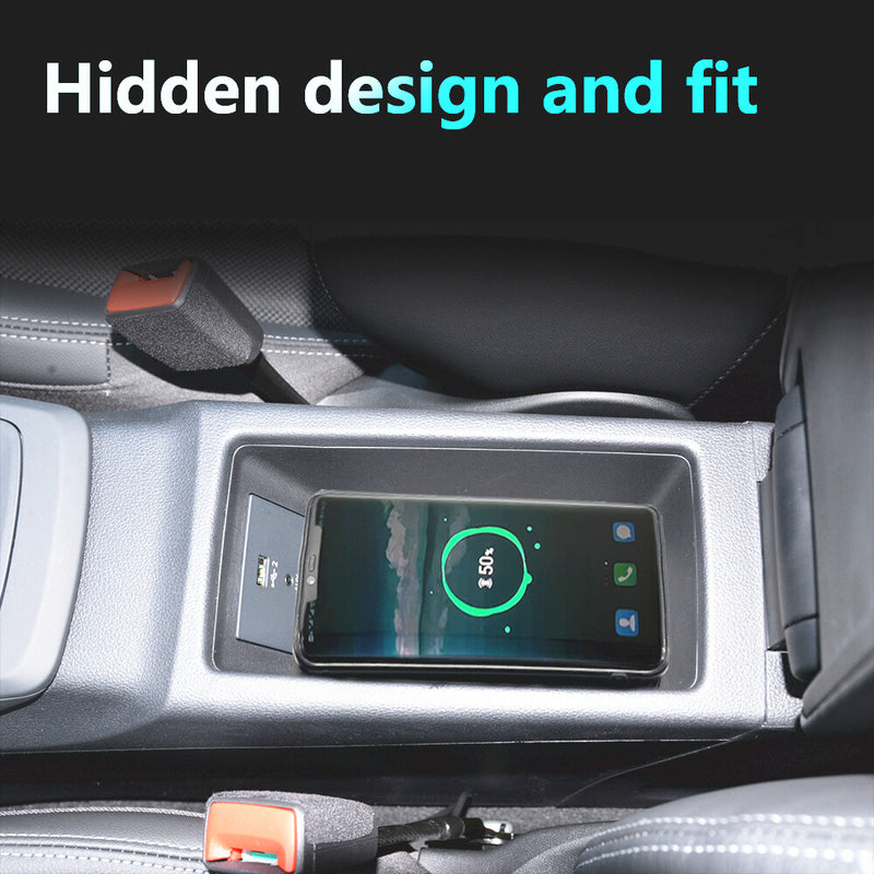 WXZOS Center Console Phone Wireless Fast Charging Pad for Audi Q2 Q2 Quattro 2018-2022