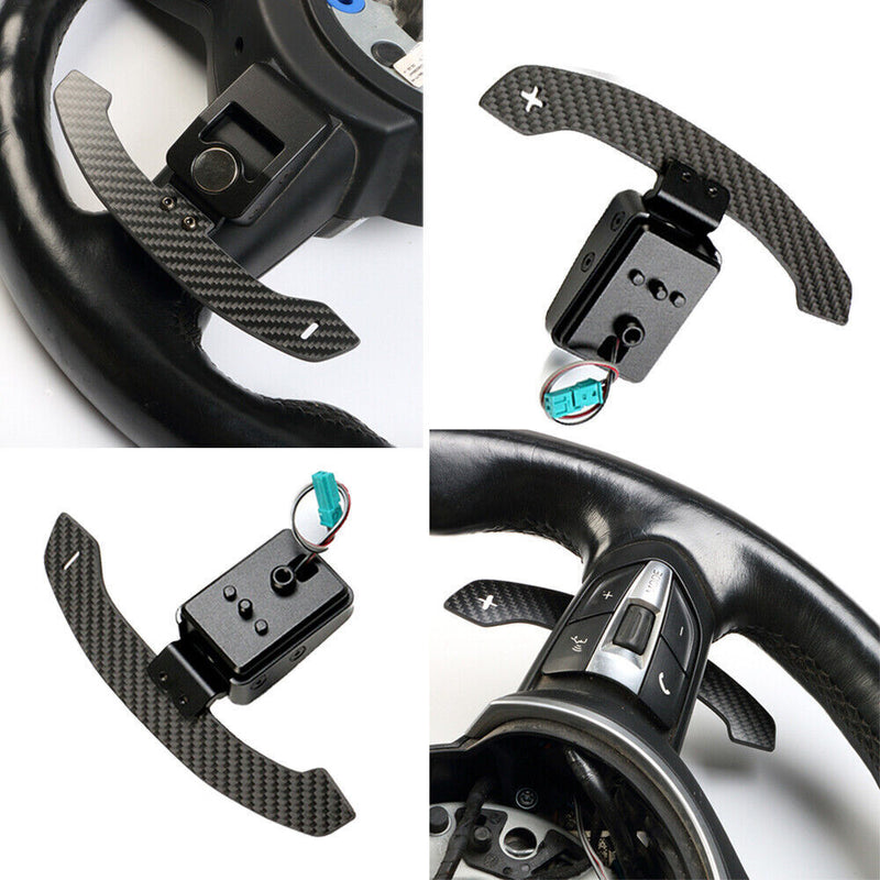 Cambio a palette in fibra di carbonio per auto per BMW F30 F31 F34 2014-23