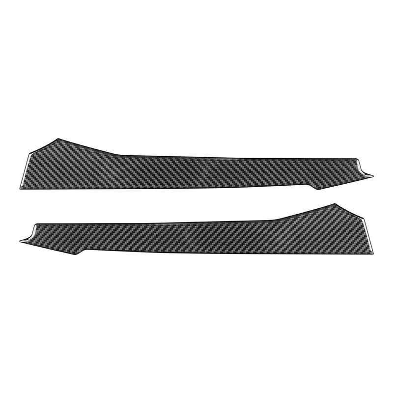 WXZOS Genuine Carbon Fiber Front Intake Vents Trim for Chevrolet Corvette C8 2020-2024