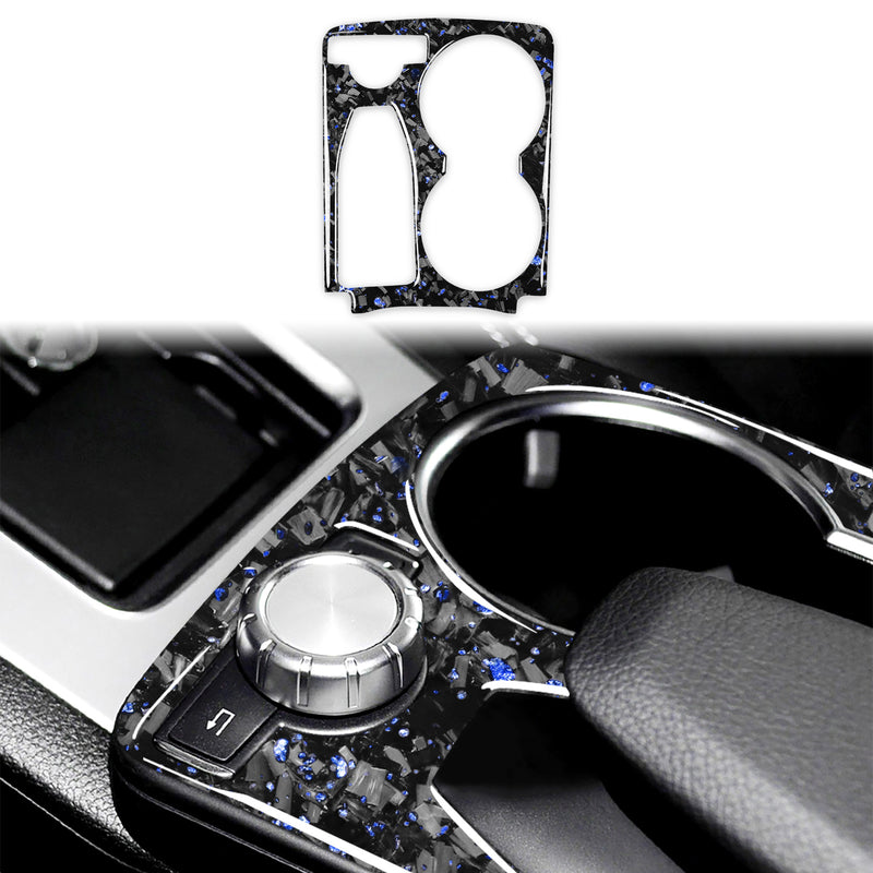 WXZOS Genuine Carbon Fiber Gear Shift Lever Trim for Benz X204 GLK-Class 2008-2015