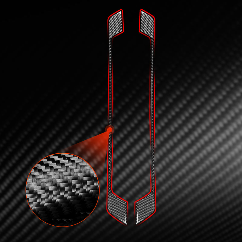 WXZOS Genuine Carbon Fiber Door Sill Plate Protector Sticker for BMW Z4 E85 2003-2008