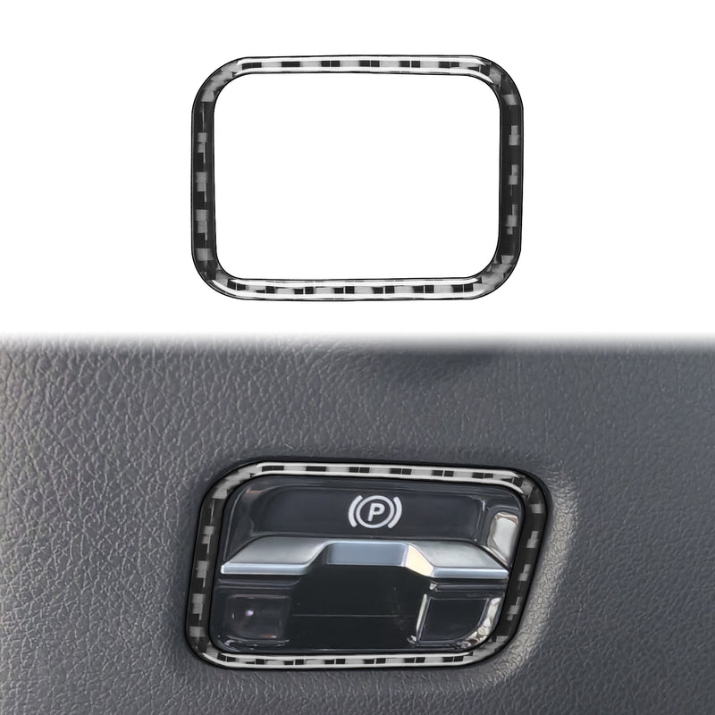 WXZOS Carbon Fiber Electronic Parking Brake Switch Trim for Benz W254 GLC 2023-2024