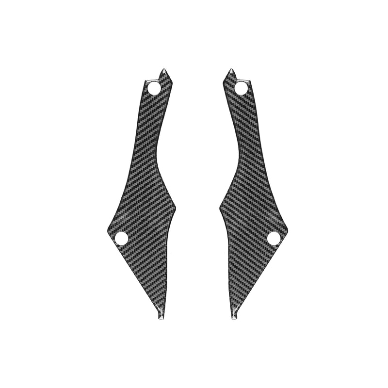 WXZOS Genuine Carbon Fiber Rear Door Frame Trim for Chevrolet Corvette C8 2020-2024