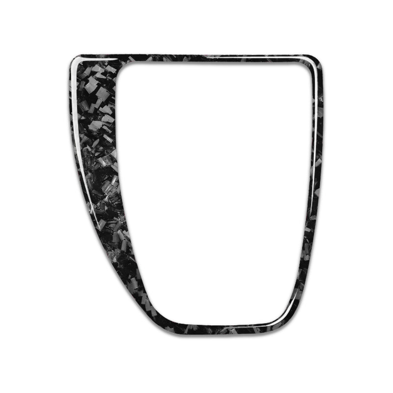 WXZOS Genuine Carbon Fiber Gear Shift Lever Panel Trim for BMW E60 5series 2008-2010