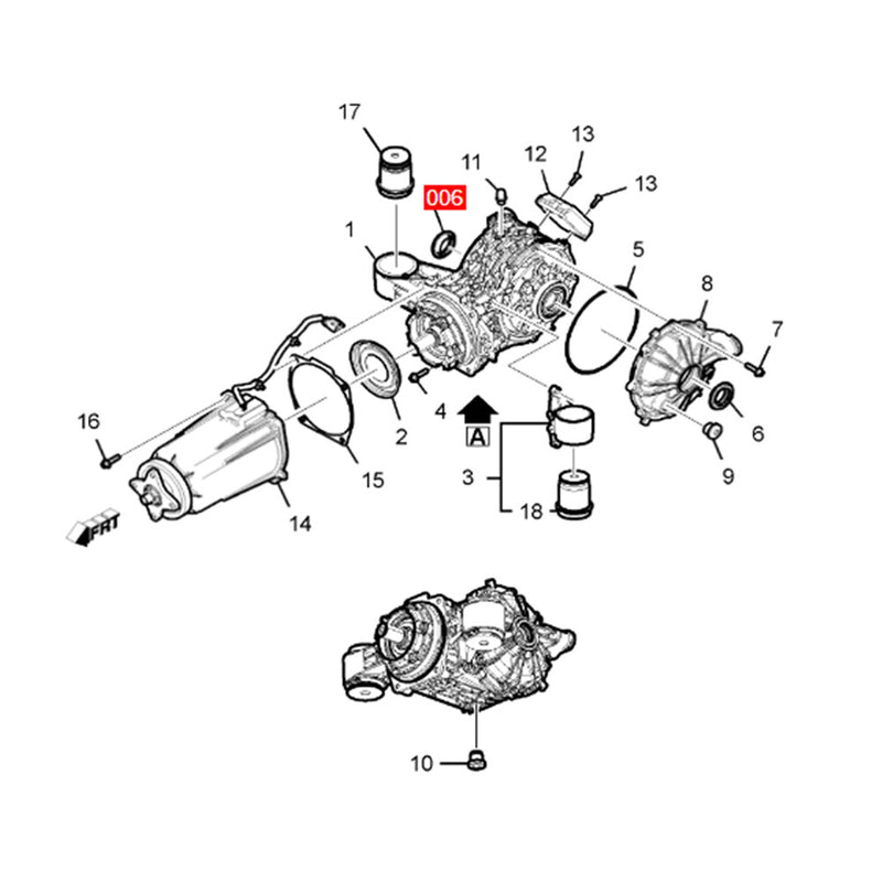 WXZOS Rear Axle Shaft Seal for GMC Acadia 2007-2016
