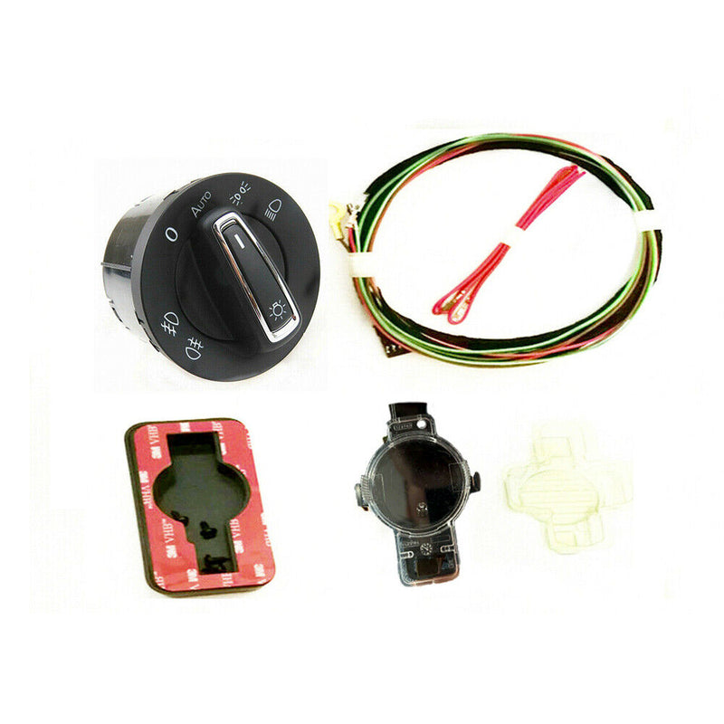 Rain Humidity Sensor Headlight Switch W/Cable Box for VW 2013-2019 Golf MK7