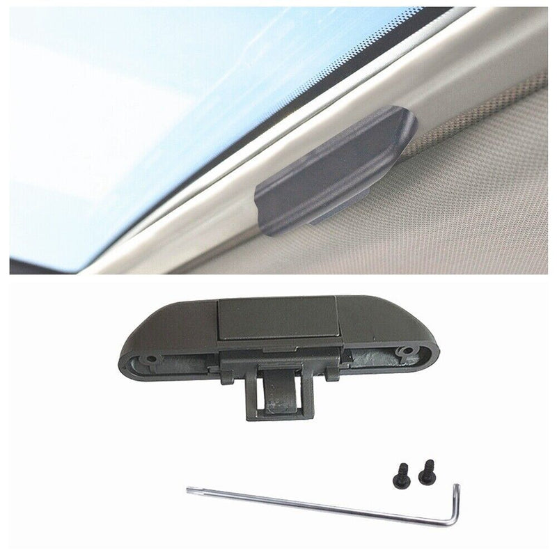 Black Rear Sunroof Shade Handle w/Installation Tool Screw for Audi 2007-2015 Q7