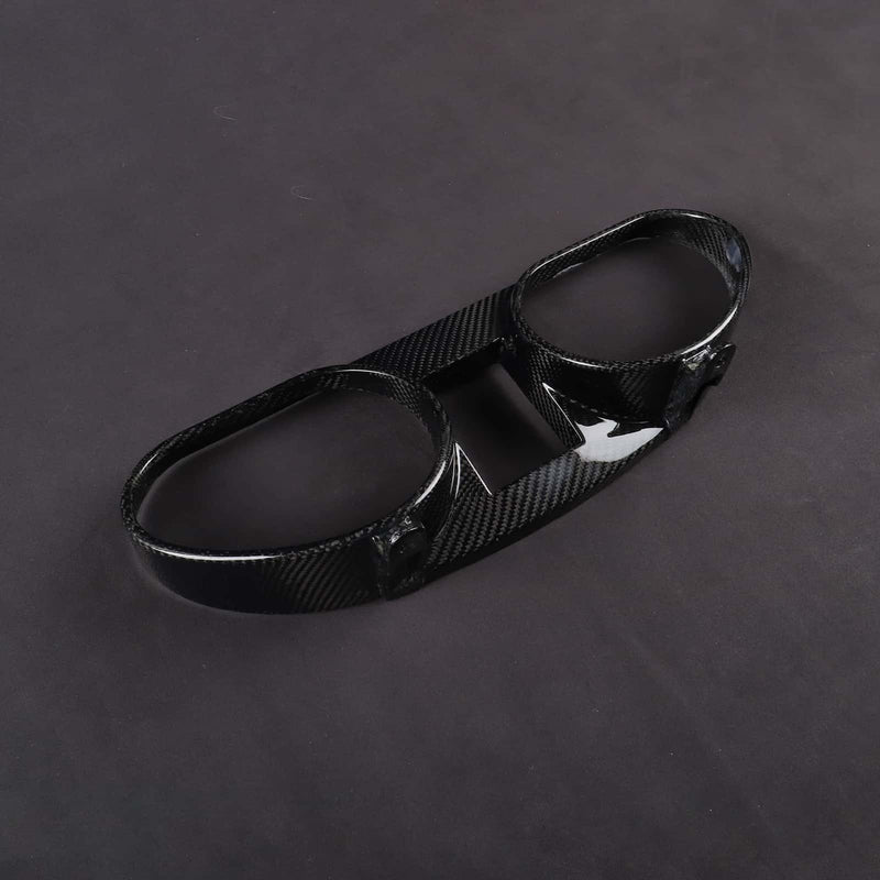WXZOS Car Carbon Fiber Instrument Cluster Bezel for Maserati GranTurismo(M145) 2009-20