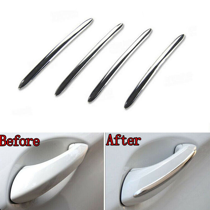 Door Handle Cover Stripe Trim 4Pcs For BMW 5' F10/GT F07 2010-2017