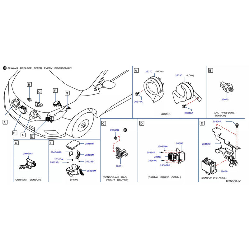 WXZOS Cruise Control Distance Radar Sensor for Nissan Murano 2016-2018