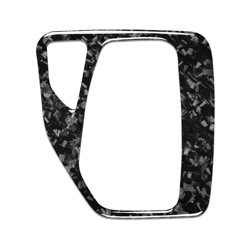 WXZOS Genuine Carbon Fiber Gear Shift Lever Panel Trim for BMW E84 X1 2011-2015